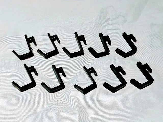 10 ganchos pegboard compatível com IKEA Skadis