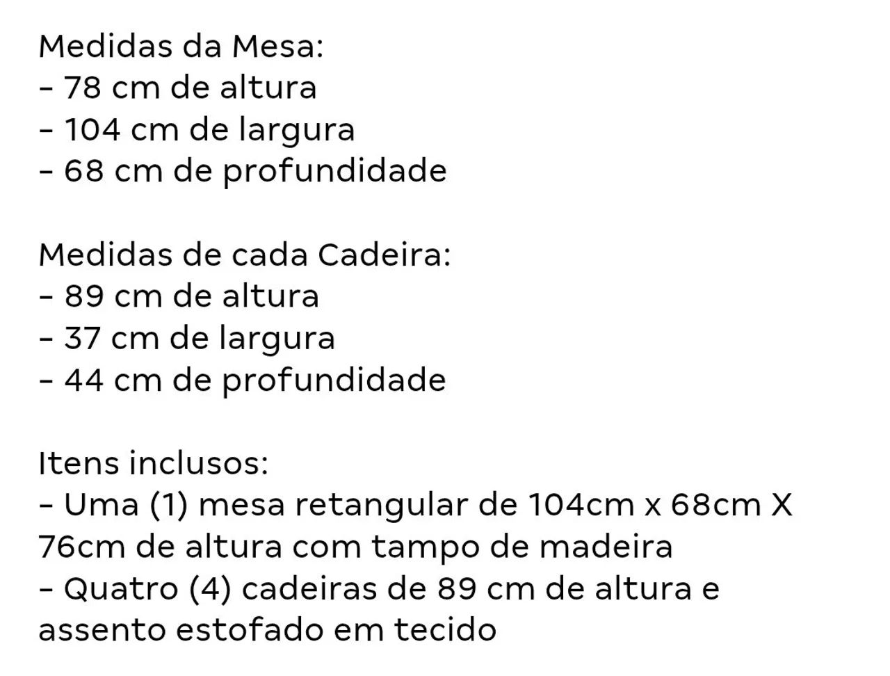 VENDO MESA DE JANTAR COM 4 CADEIRAS - Foto 4