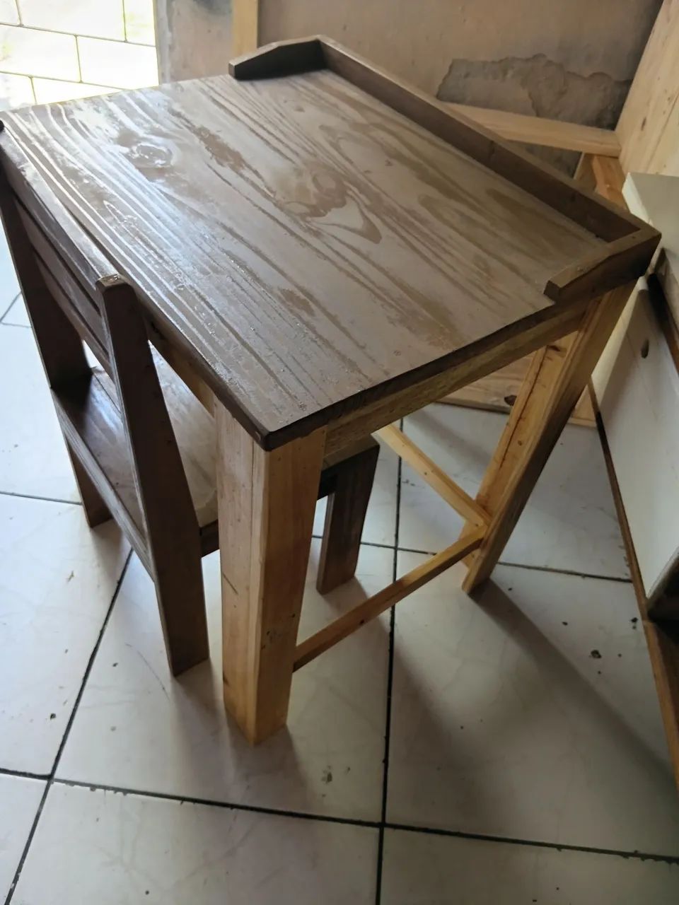 Conjunto mesa e cadeira infantil  - Foto 3