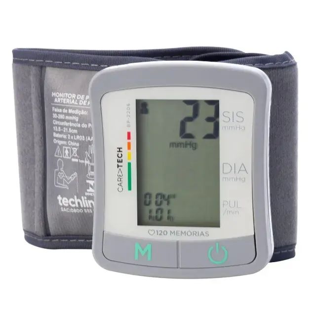  Monitor de Pressão Arterial de Pulso Caretech BP2206 1