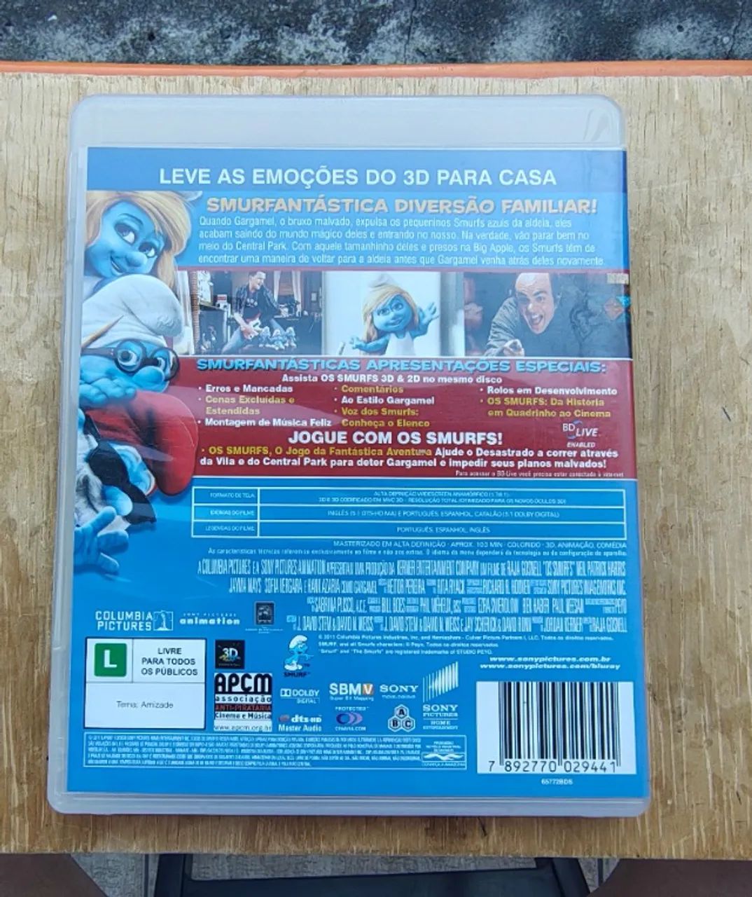 Blu-ray 3D - Os Smurfs - Foto 2