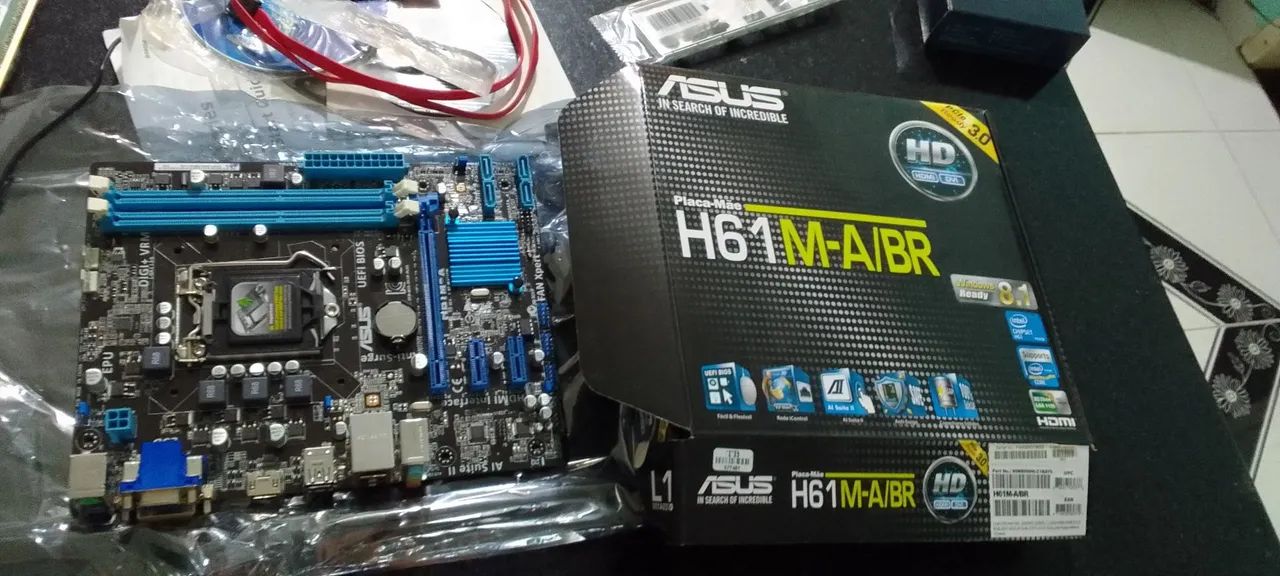 Placa mãe Asus ddr3 nova e barato