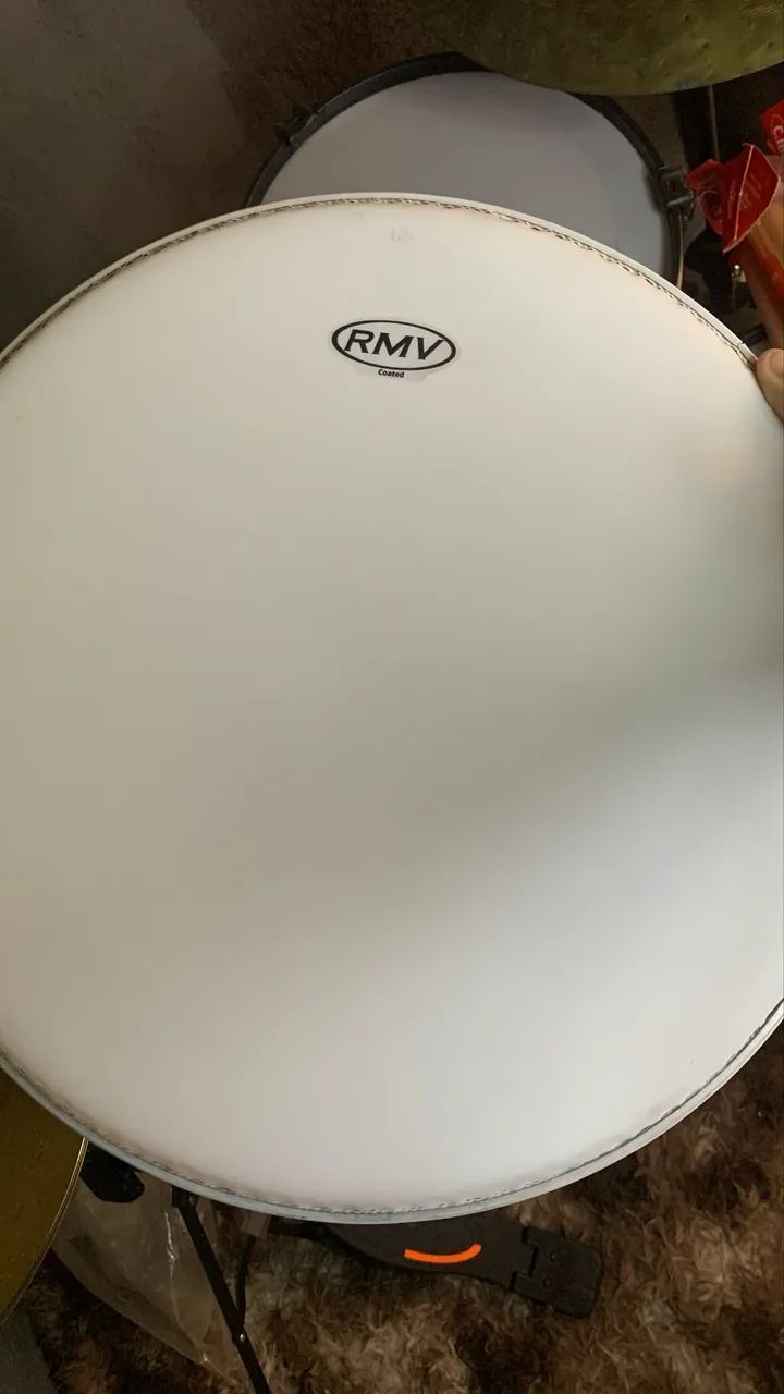 Pele de bateria Caixa