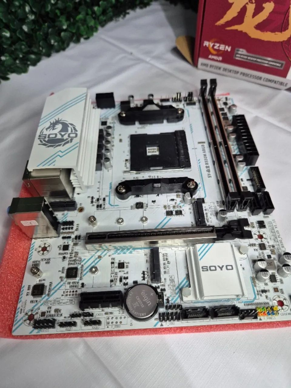 Placa mãe B550M Soyo Branca  - Foto 2