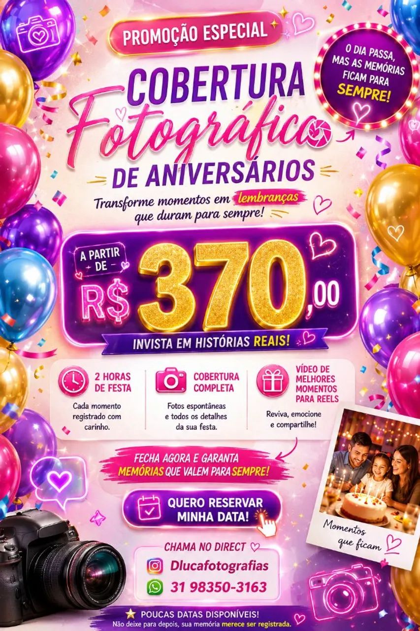 Cobertura fotográfica 
