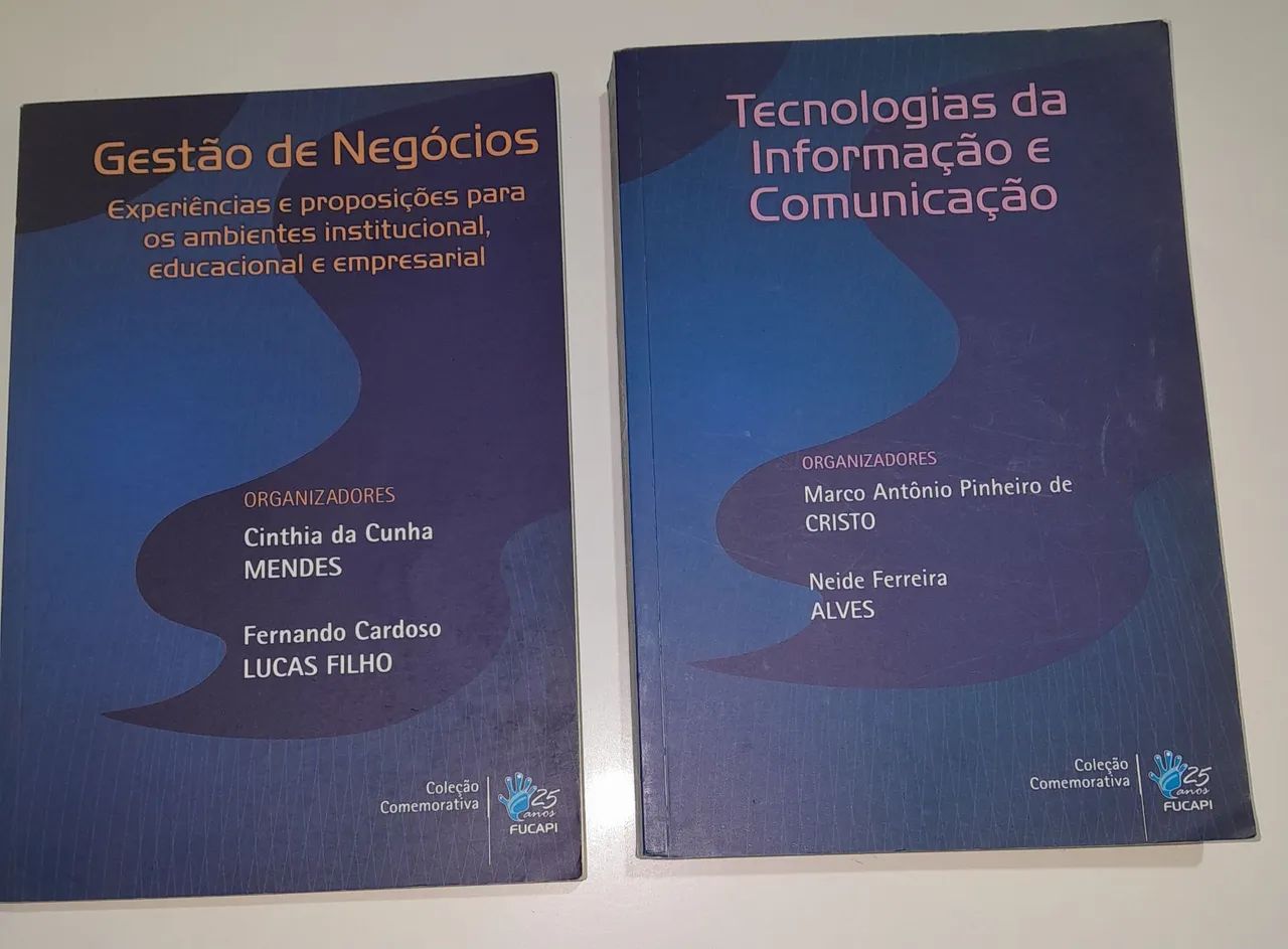 Livros da Coleção Comemorativa da FUCAPI