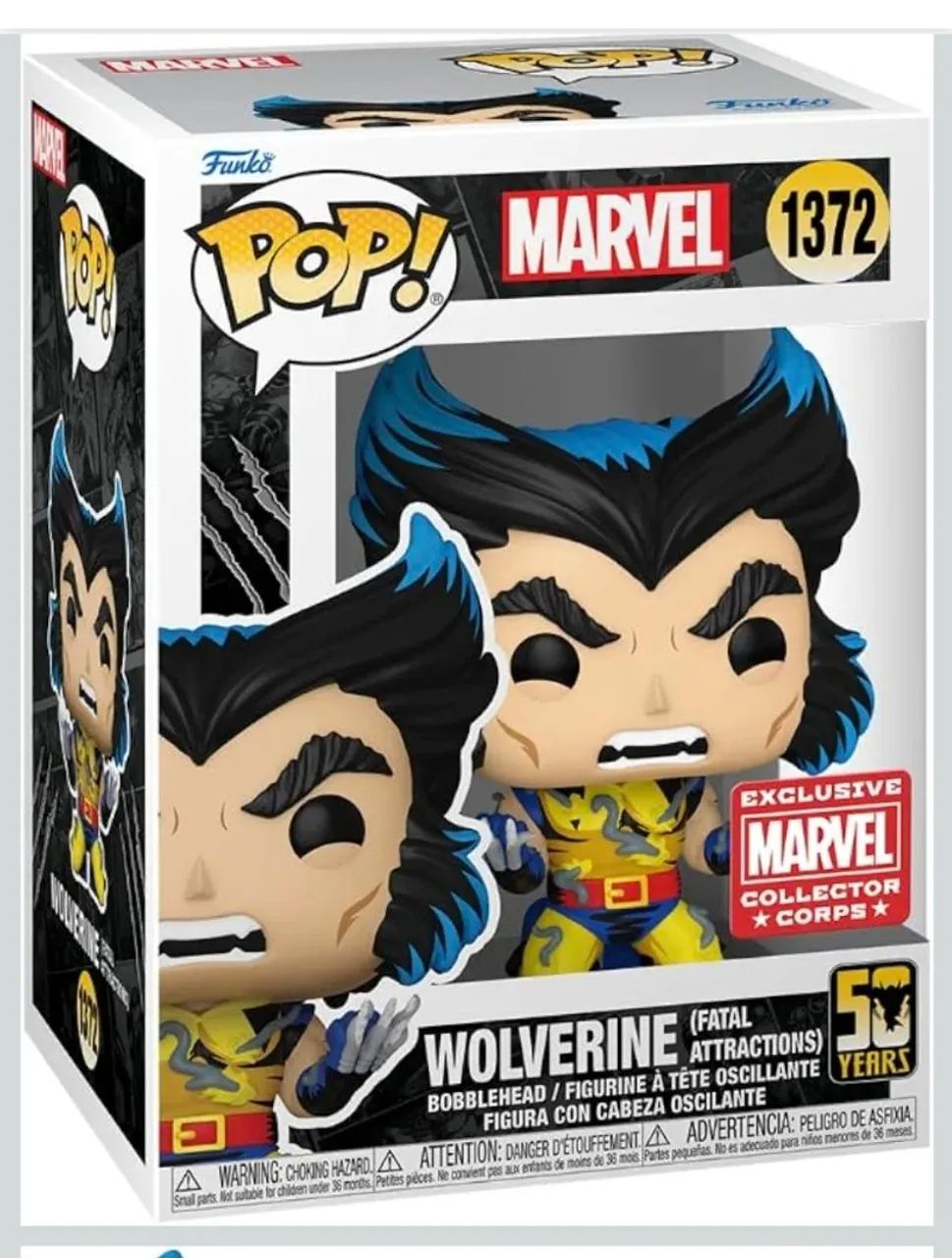 Funko Pop Wolverine - Atrações Fatais