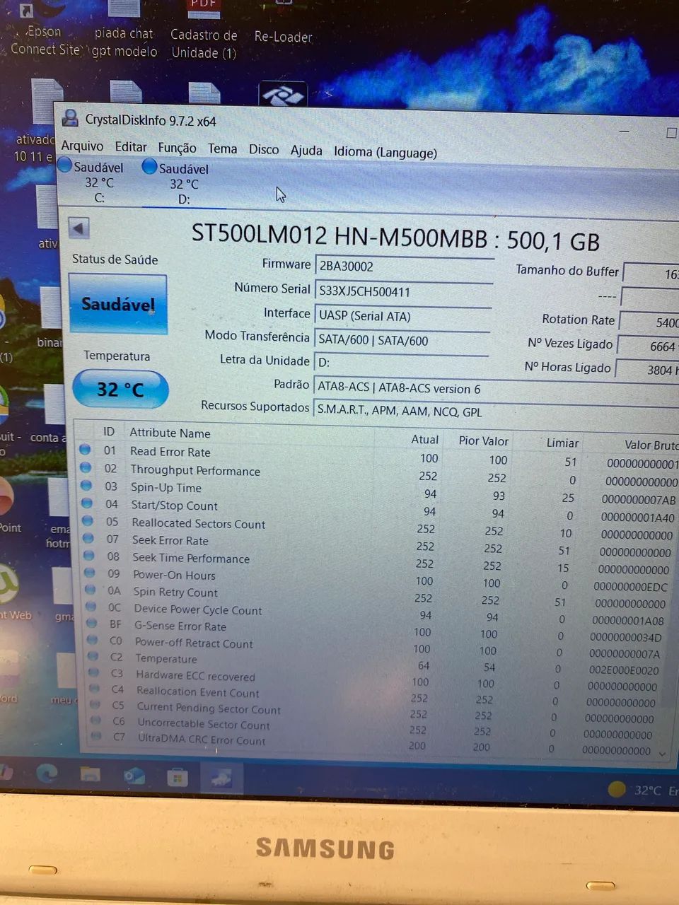 Hd de 500 2.5 polegadas  - Foto 2