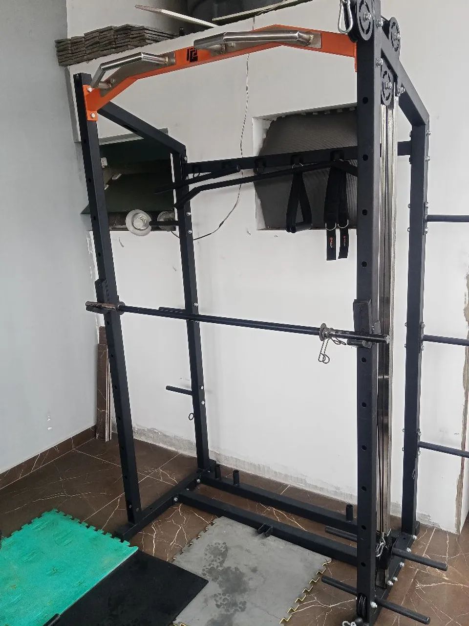 Rack multifuncional para exercícios, academia em sua casa. - Foto 4