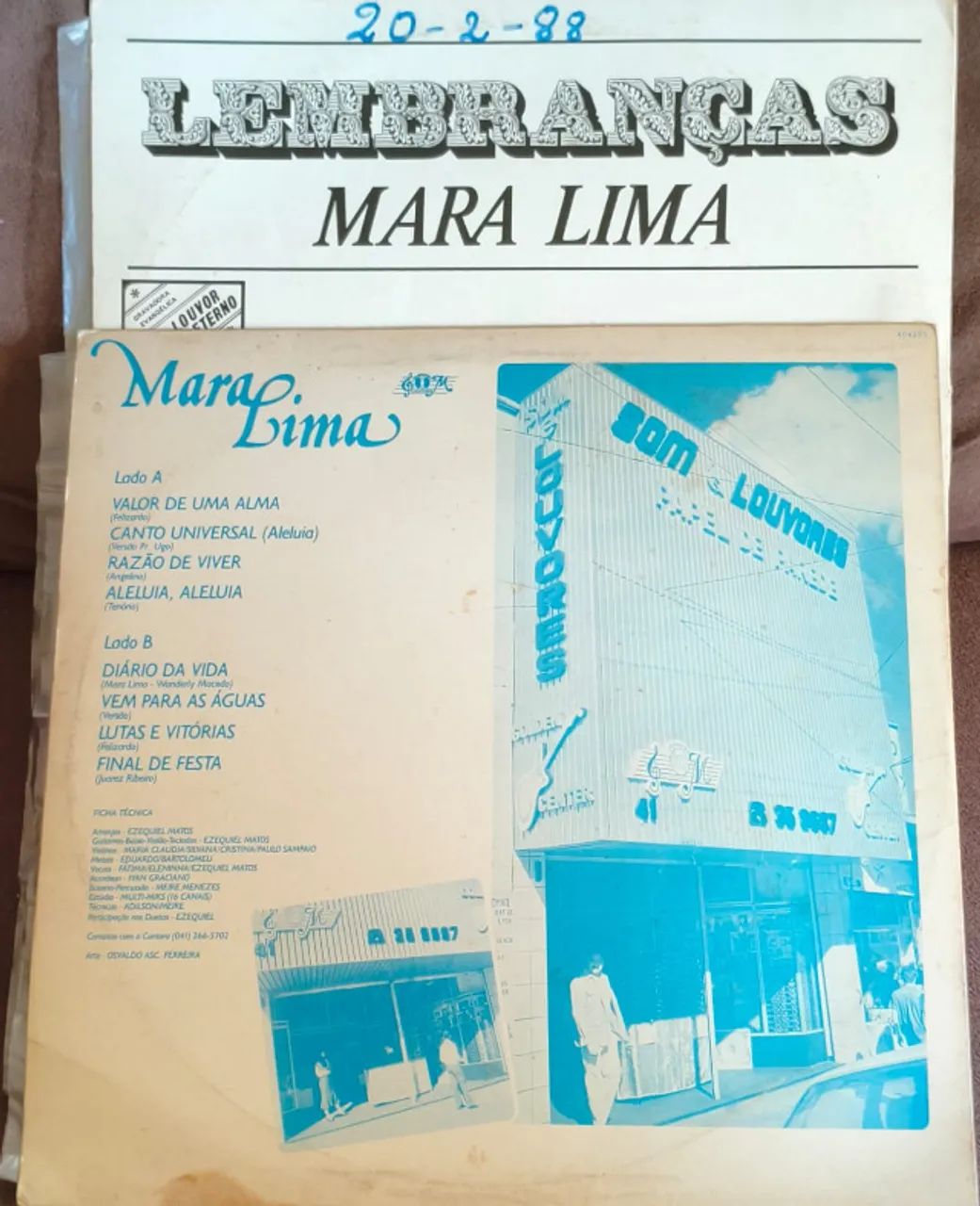Lote 2 Lps Discos De Vinil Gospel Evangélico - Mara Lima - Foto 2