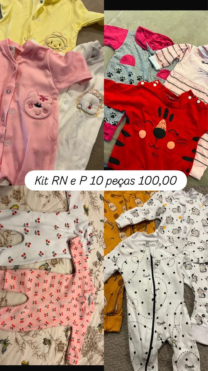 Lote roupa menina RN e P  - Foto 3