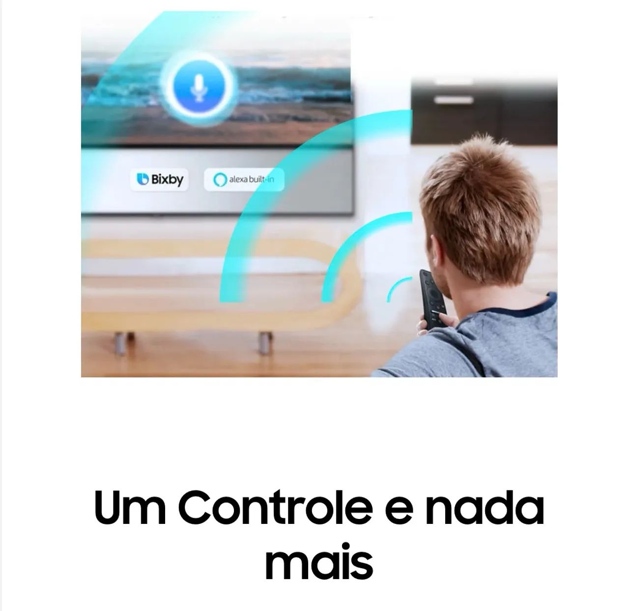 TV Samsung 65? Polegadas 4K, Borda Infinita, Alexa, Controle Único - Foto 5