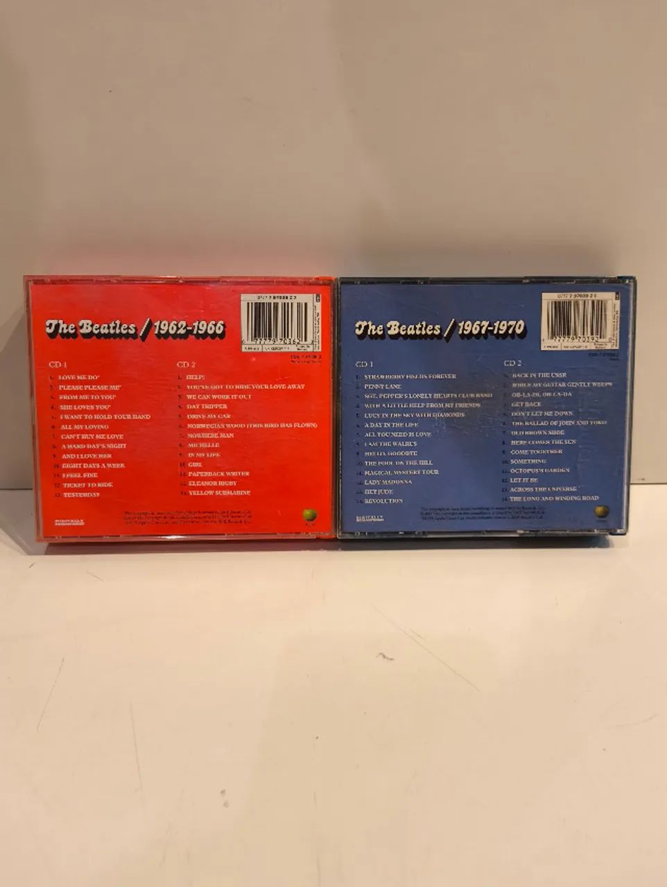 CD The Beatles - Álbuns Vermelho e Azul (LEIA A DESCRIÇÃO) - CDs