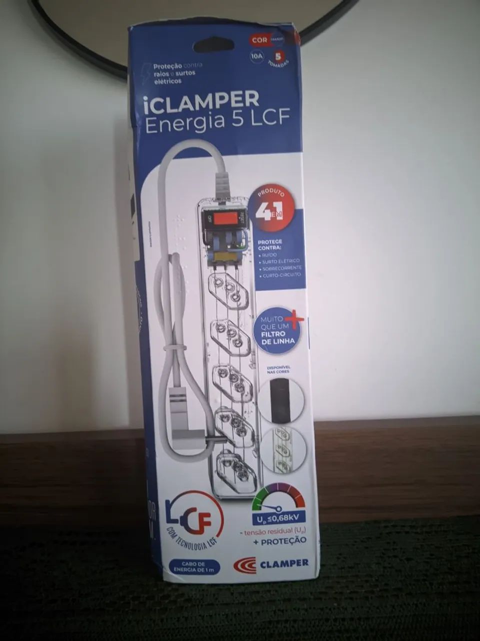 Filtro de linha Iclamper 5 tomadas 