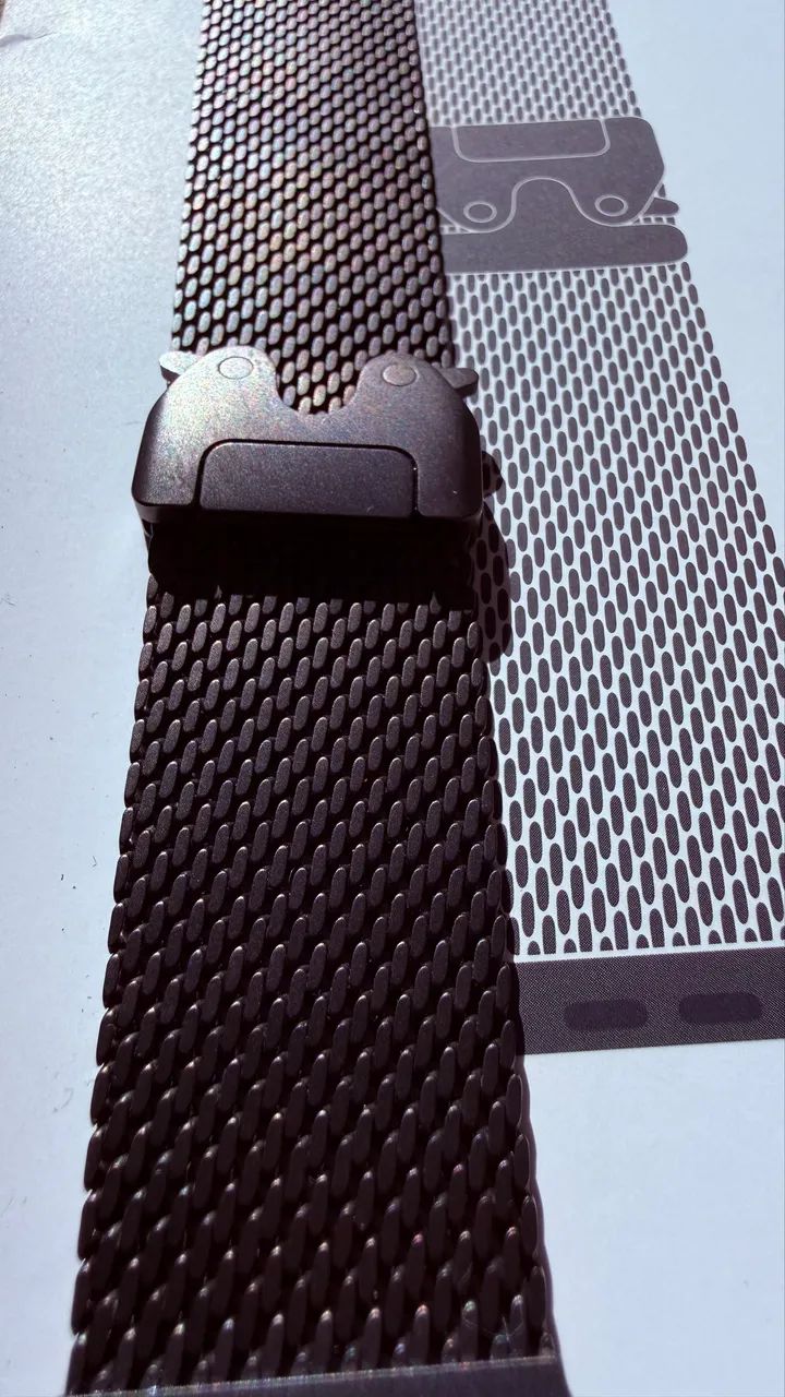 Pulseira Apple Watch Milanese Loop Titanium Preta - Foto 4