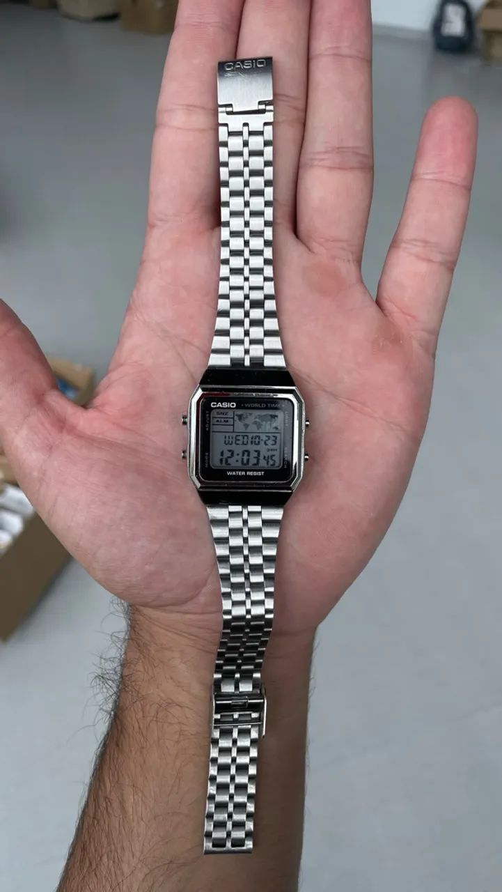 Relógio Casio word time 