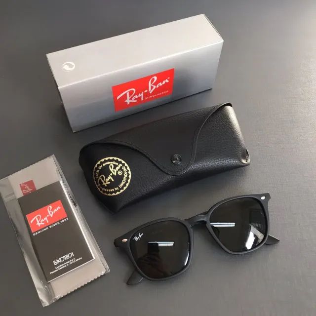 óculos de sol ray ban rb4258 black matte - Foto 3