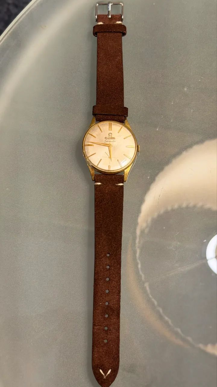 Relógio Omega Seamaster 35mm plaque ouro 18k - Foto 4