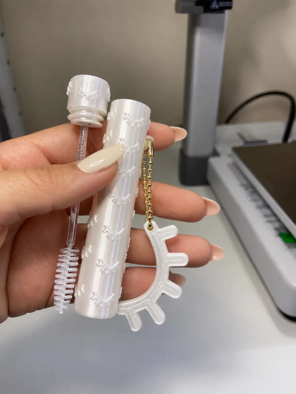 Porta escovinhas de cílios em 3D impressão  - Foto 4