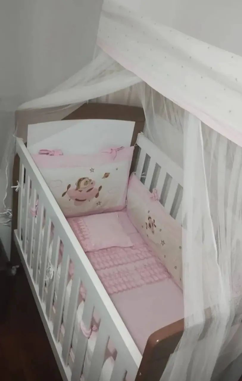 Berço mini cama Cléo + Cama babá  - Foto 3