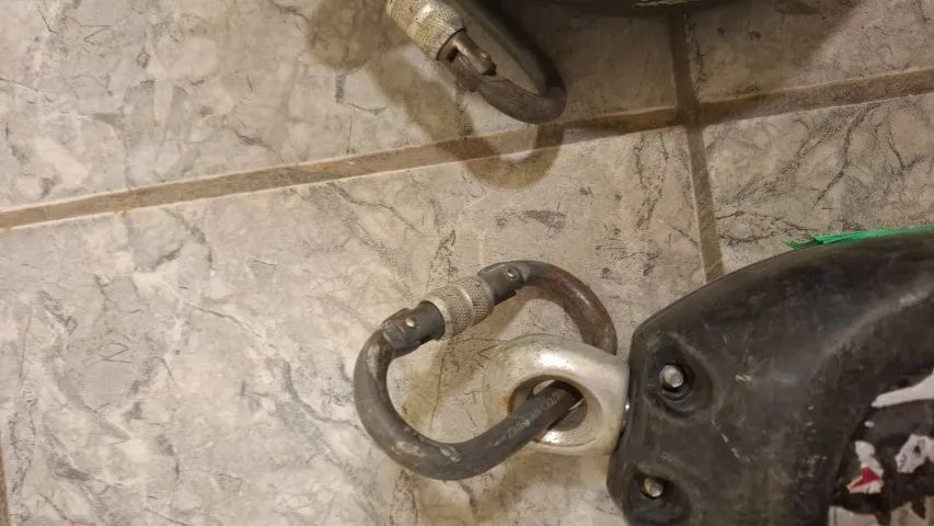 Trava Queda Retrátil Para Trabalho Em Altura Preto (Usado) - Foto 2