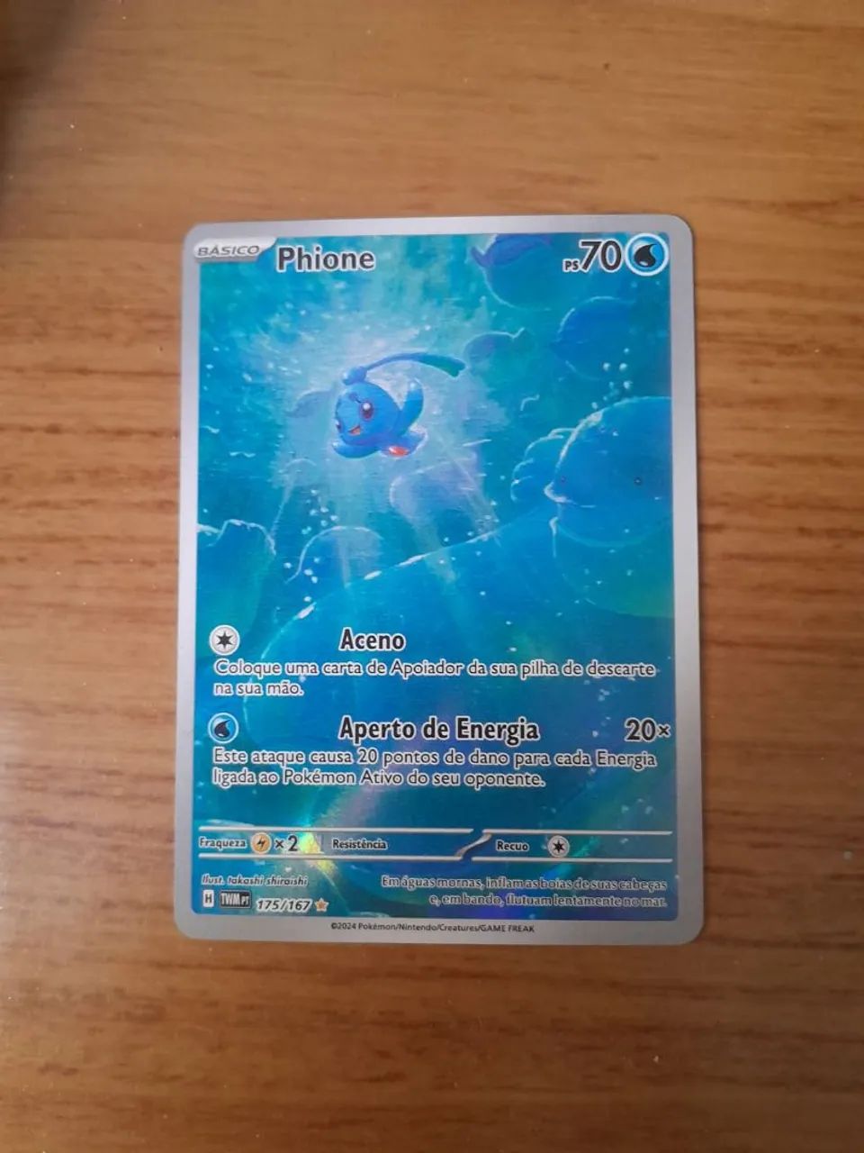 Carta Pokémon Phione Full Art