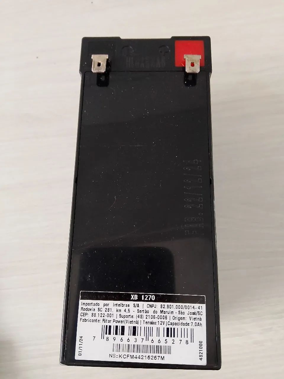 Vendo, Bateria para Nobreak Nova. - Foto 3