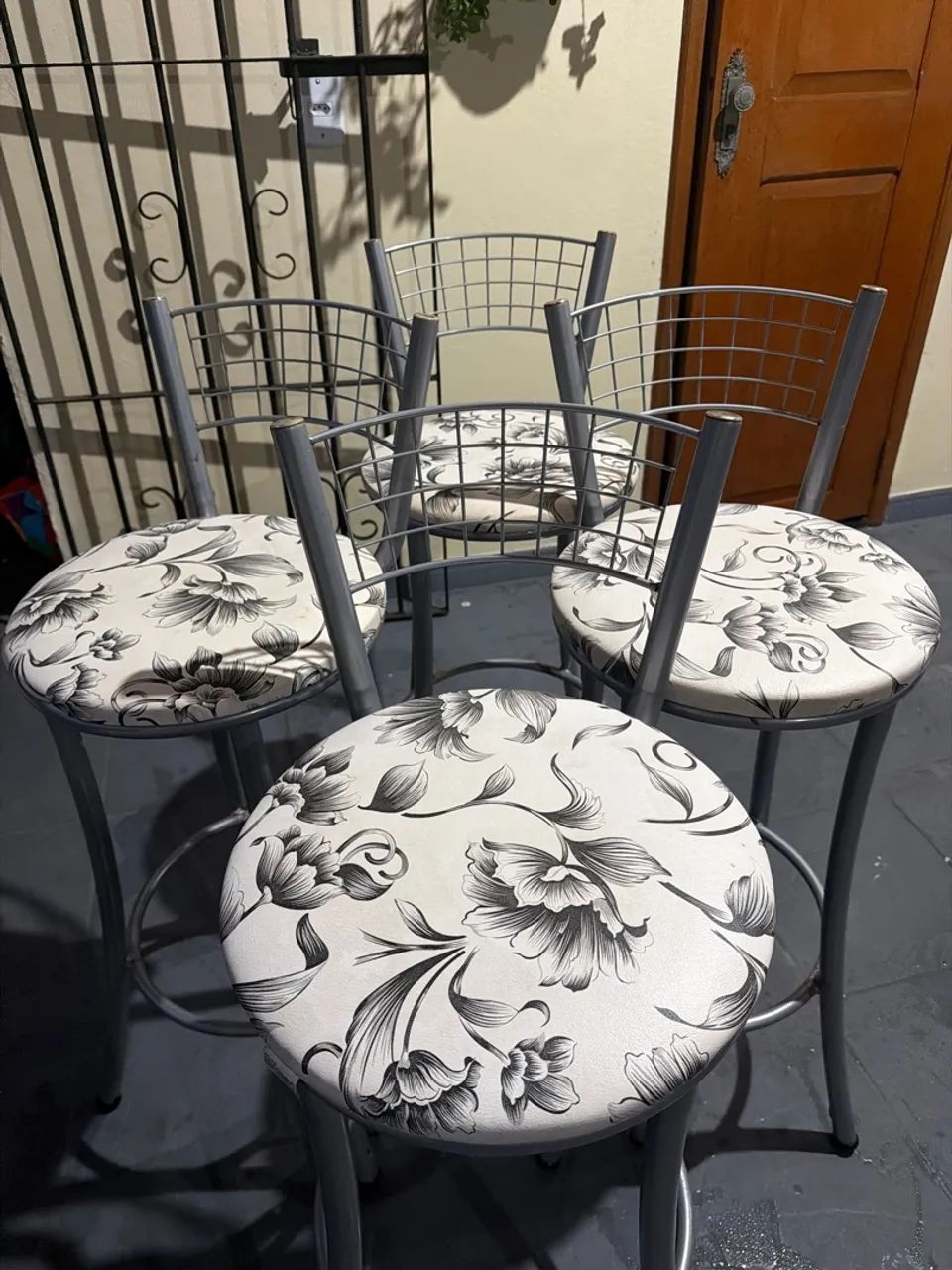Conjunto de Banquetas Bancos Altos