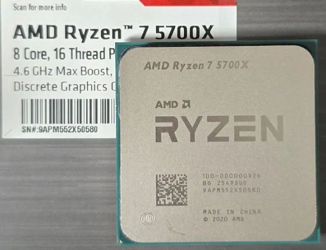 AMD Ryzen 7 5700X - Trocas