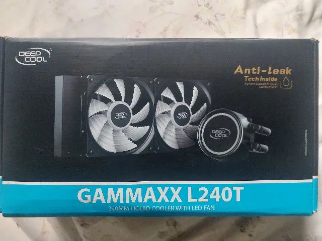 Water Cooler Deepcool + Ventoinhas Rgb Aigo Darkflash Dr12 Pro