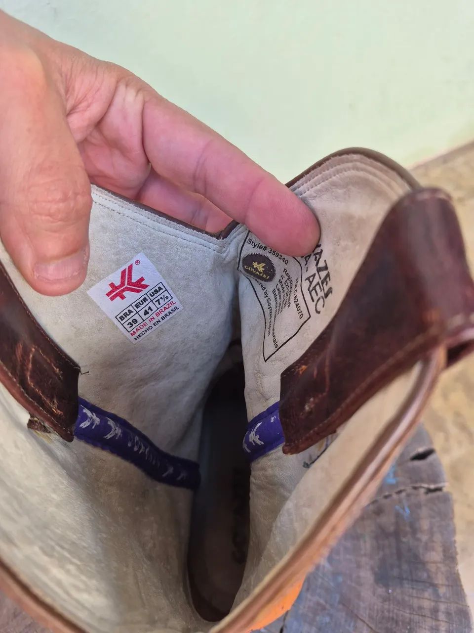 Bota goyazes avestruz 39 - Foto 5