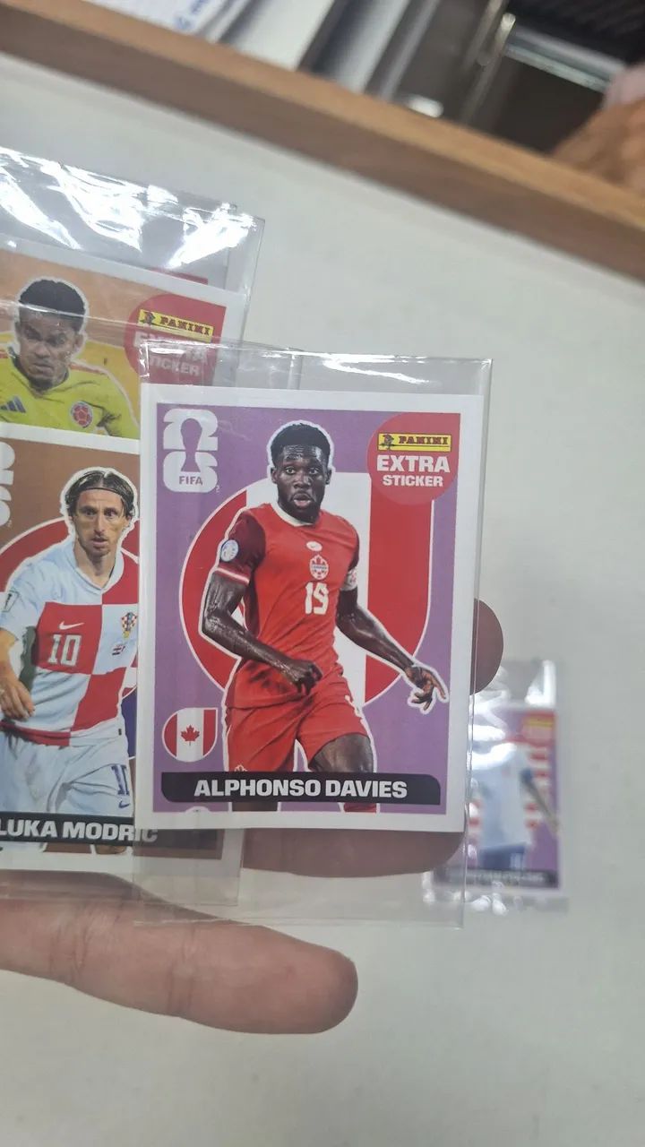 Figurinha da copa, para troca 