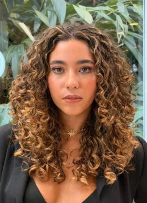 Cabelo humano brasileiro cacheado 