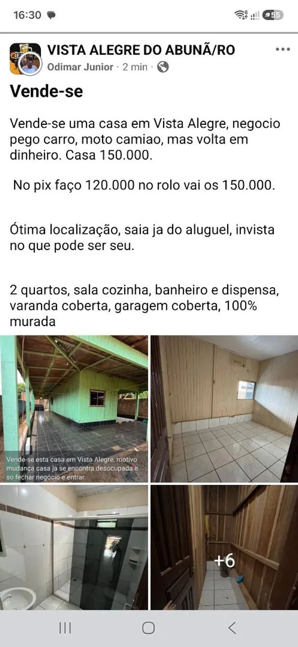 Vende-se em Vista Alegre 
