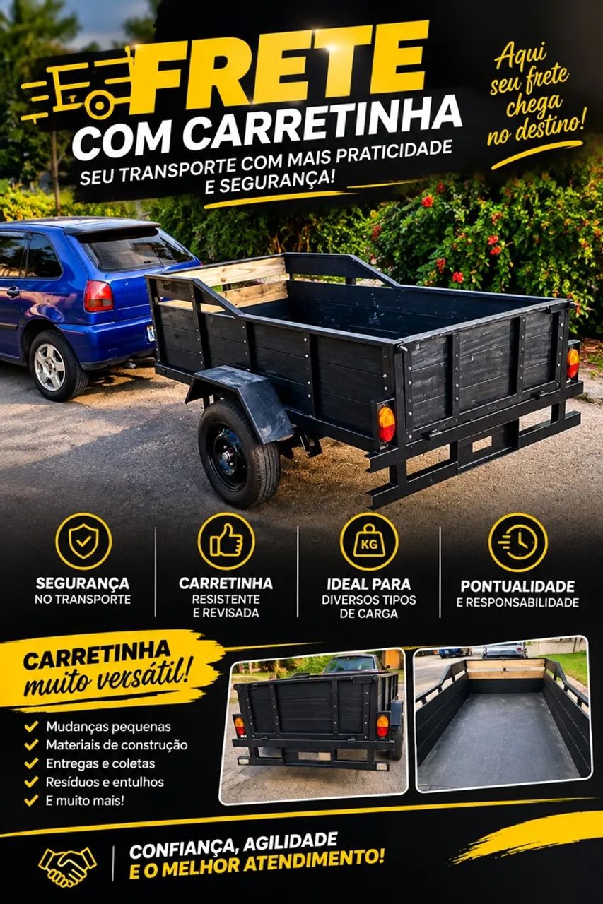 FRETE e MUDANÇAS | FRETE CARRETINHA 