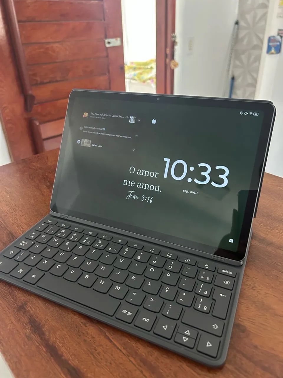 TABLET PRA VENDER LOGO ,LENOVO IDEA TAB COM CAPA E CANETA - Foto 4