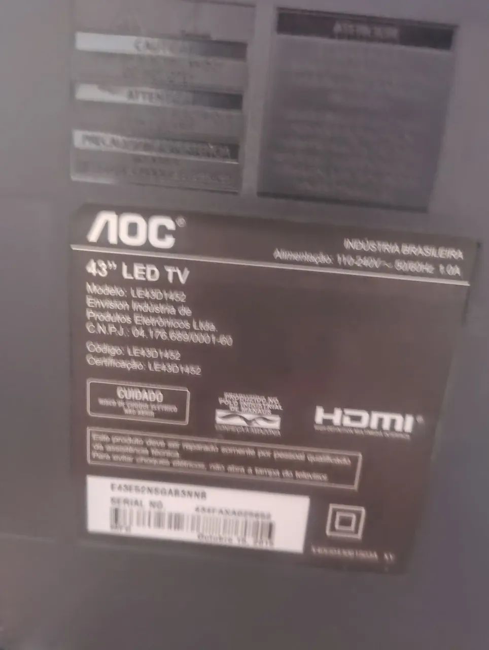 TV AOC 43 POLEGADAS SEM SMART TV - Foto 5