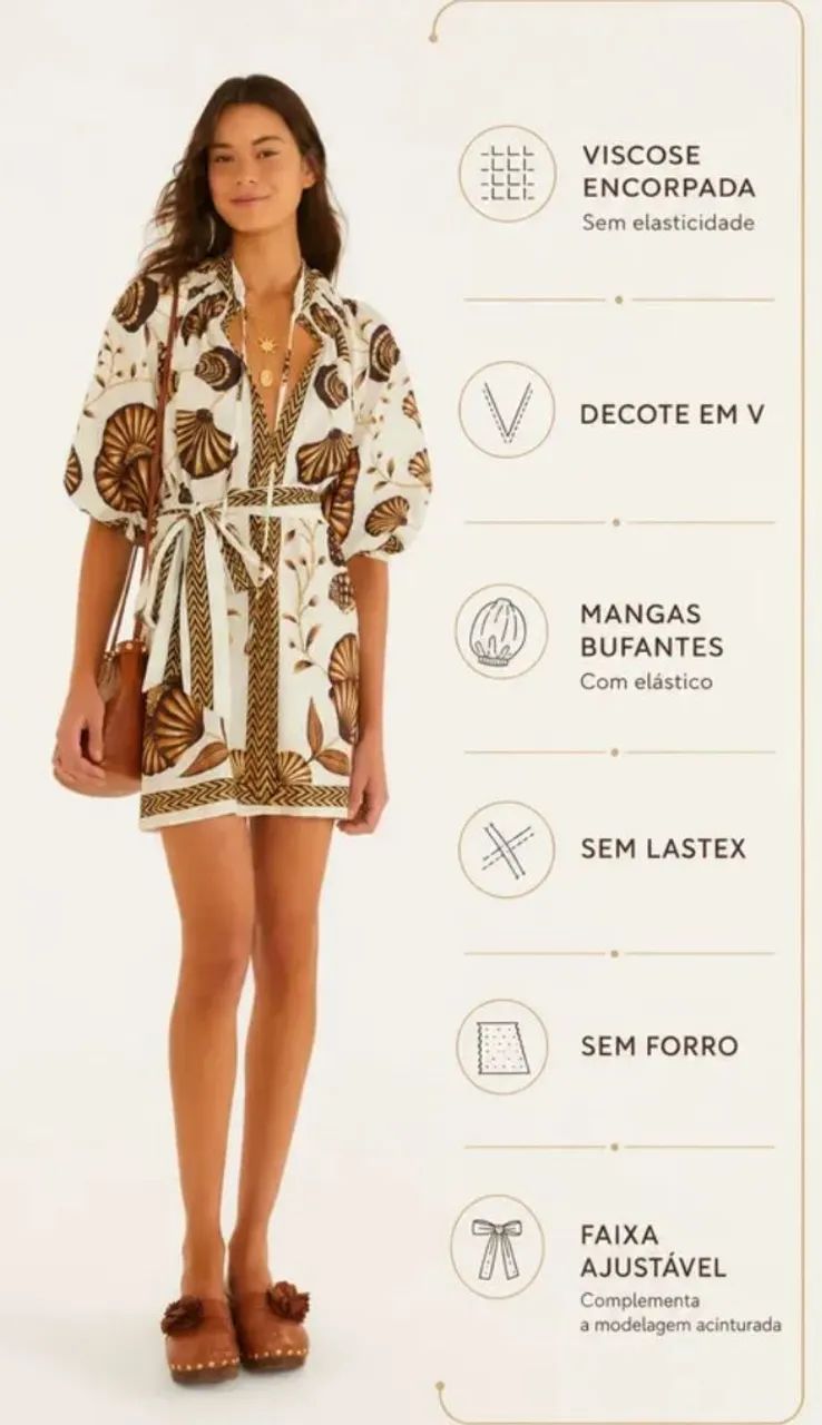 FARM VESTIDO CURTO (P) - Foto 5
