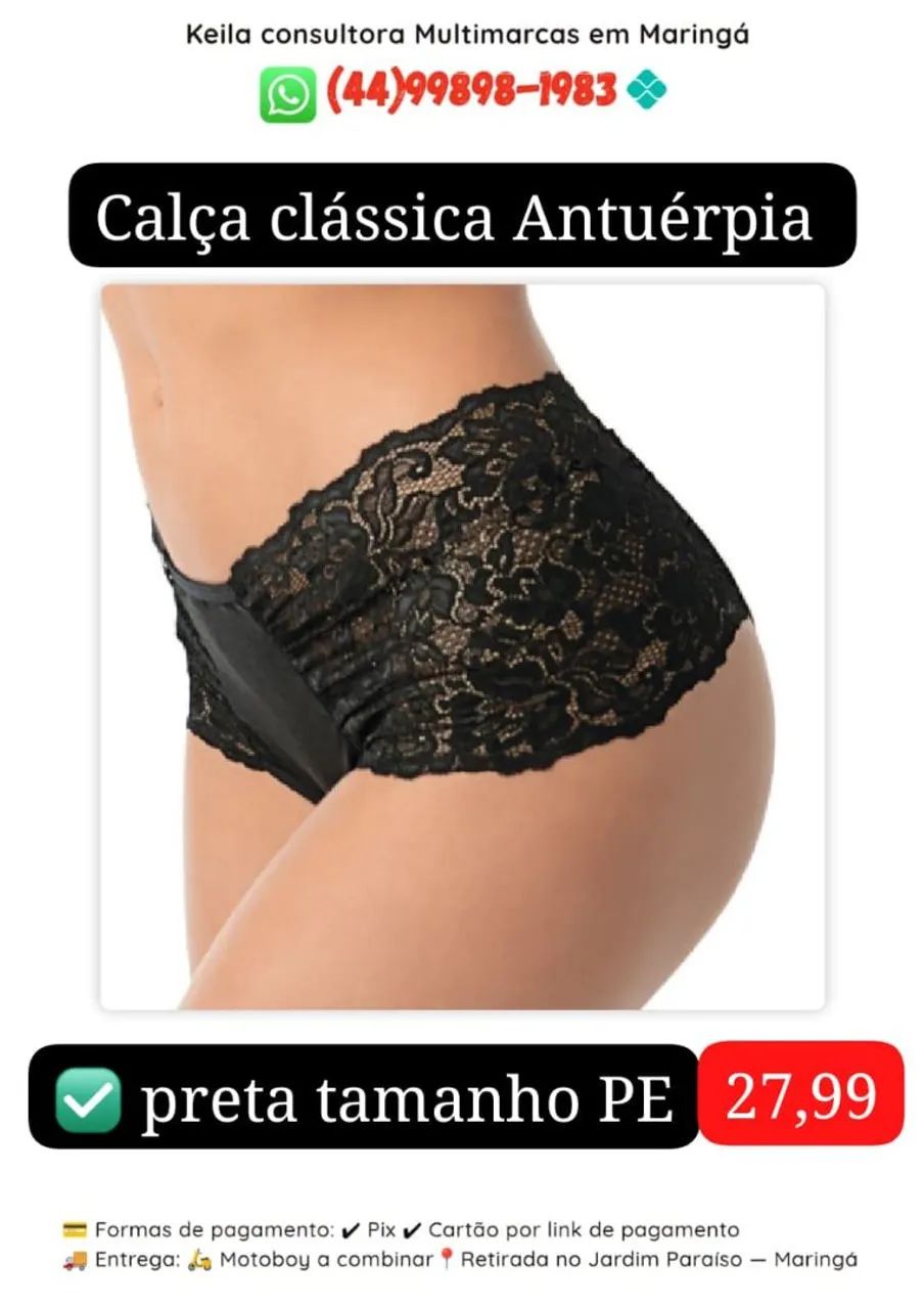 demillus calça clássica Antuérpia PE