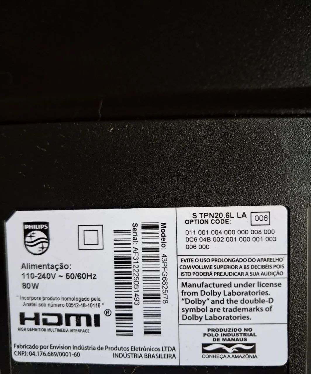 Tv 43" polegadas marca fhilips smart.  - Foto 5