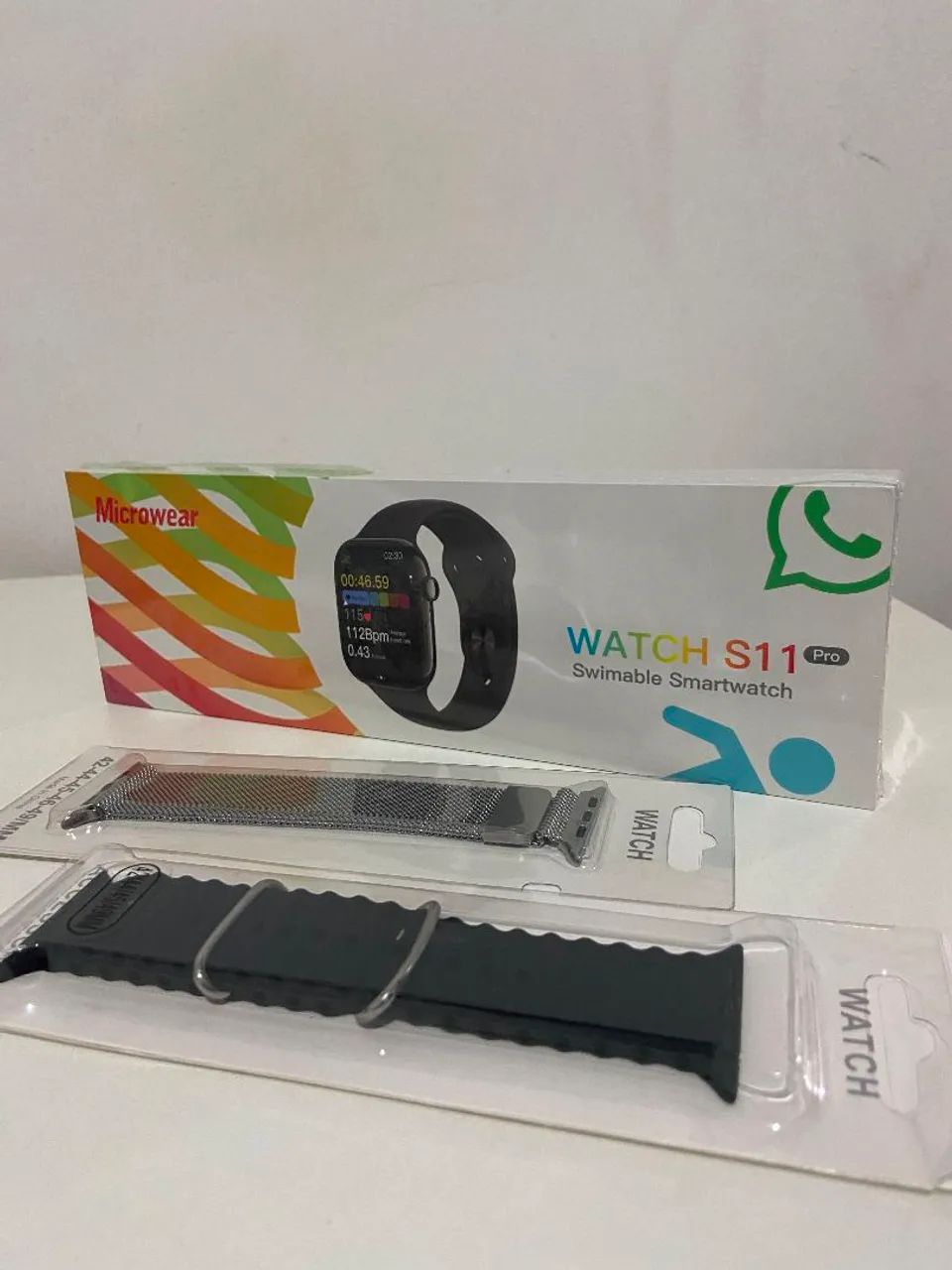 Relógio SmartWatch S11 Pro  Case +2 Pulseiras  - Foto 3