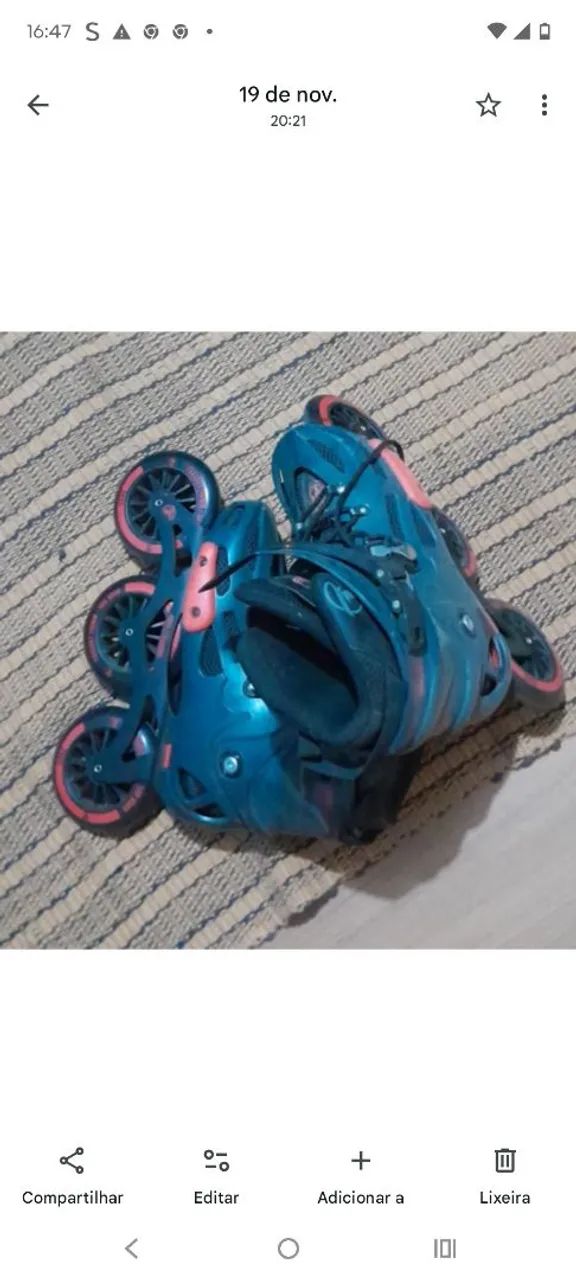 Patins traxart tamanho 38/39 - Foto 2