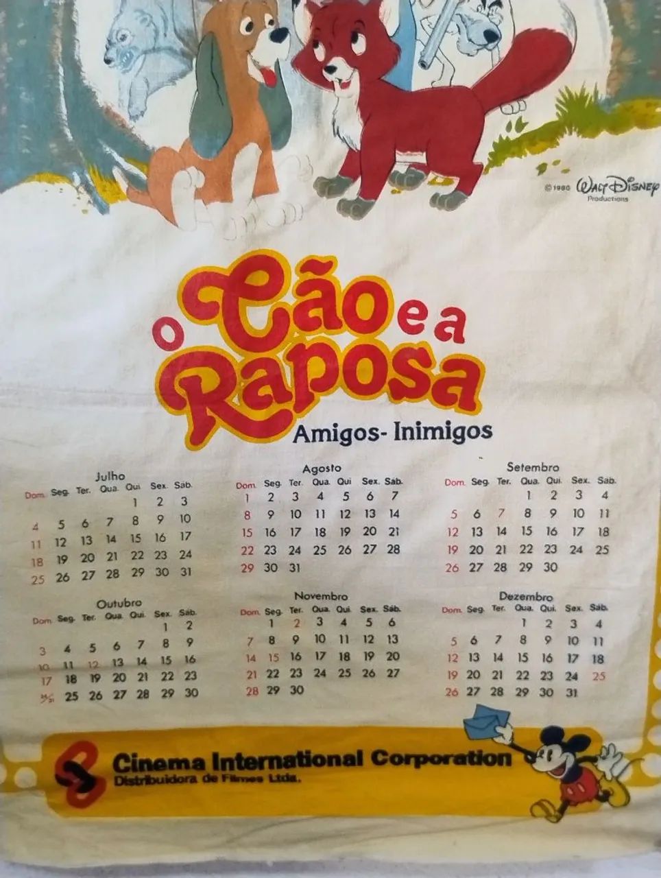 Calendário Disney 1982 - Foto 4