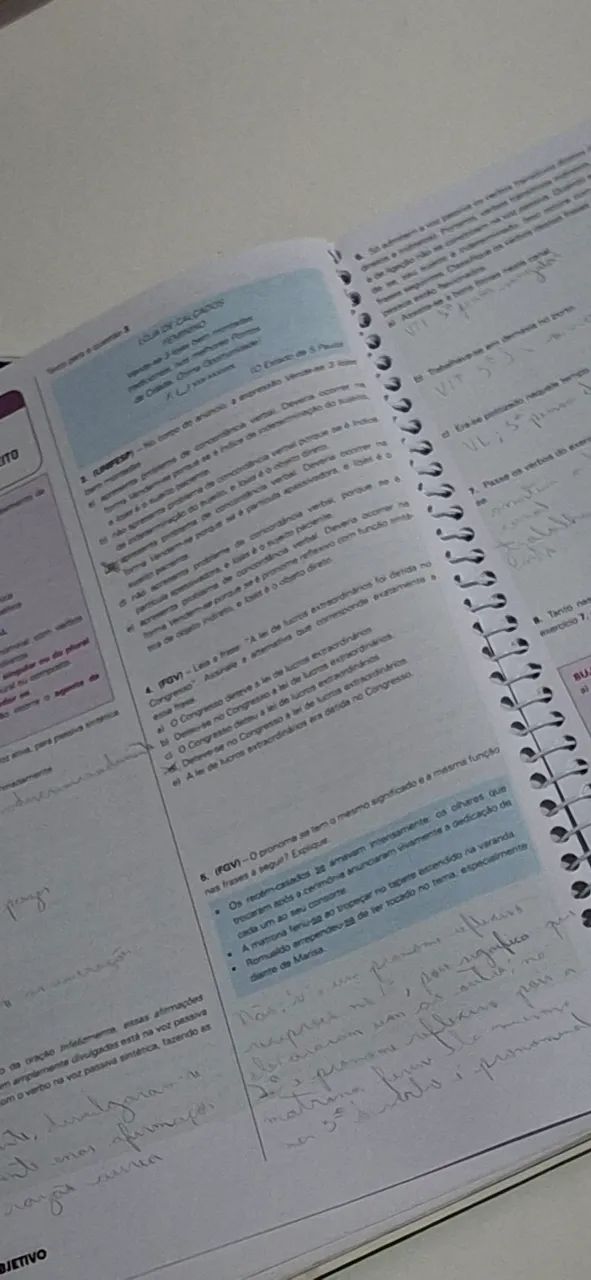 2 Apostilas 3-SL Teoria e Exercícios Objetivo  - Foto 5