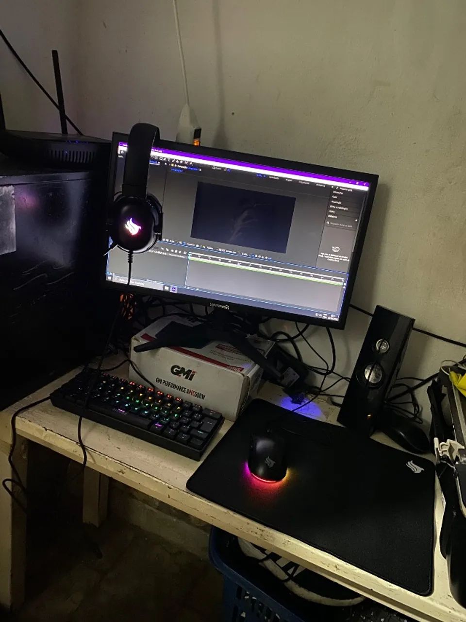 Computador gamer basico com perifericos teclado mecanico mouse mousepad - Foto 2
