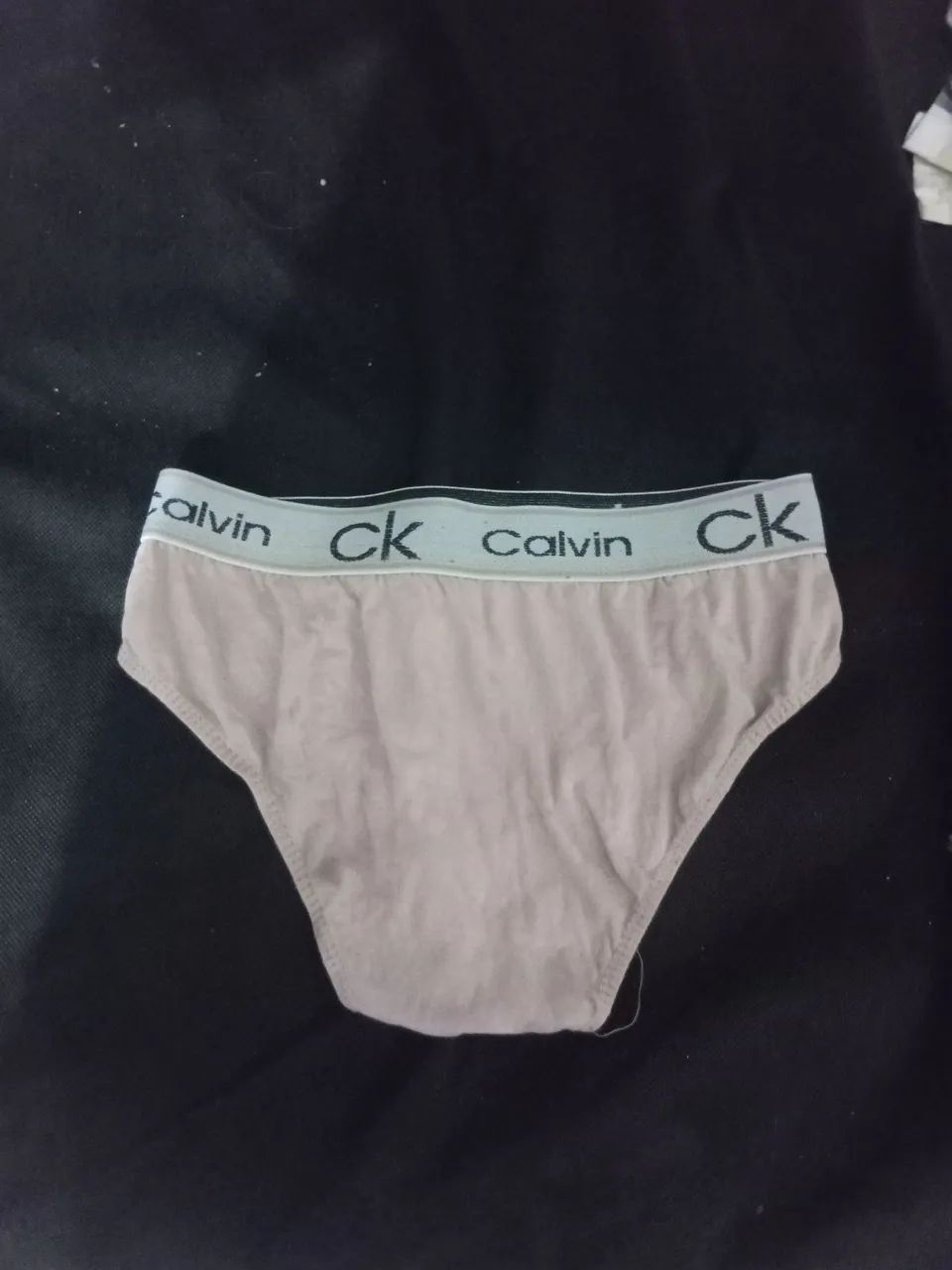 Cueca Slip CK - Bege - Foto 2