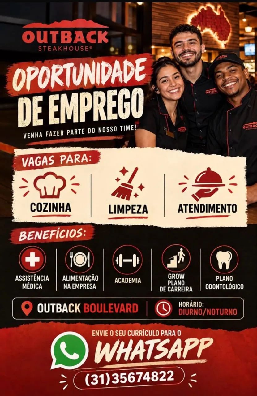 EMPREGO BOULEVARD SHOPPING  - Foto 2