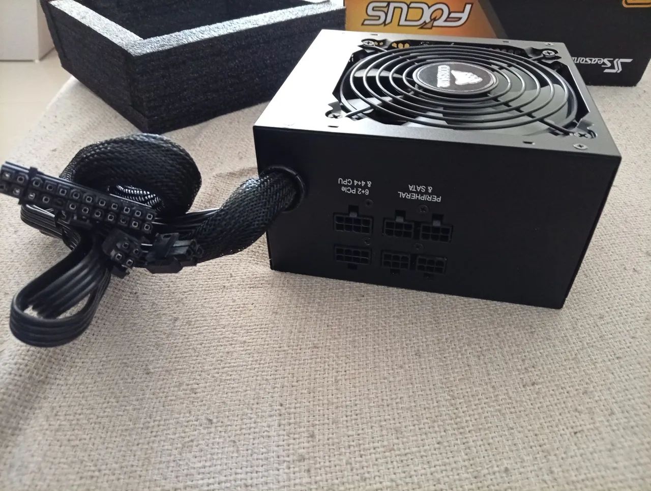Fonte Corsair TX 750M 80 Plus Gold modular - Foto 3