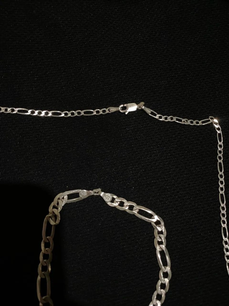 Corrente e Pulseira de Prata 925 - Foto 2