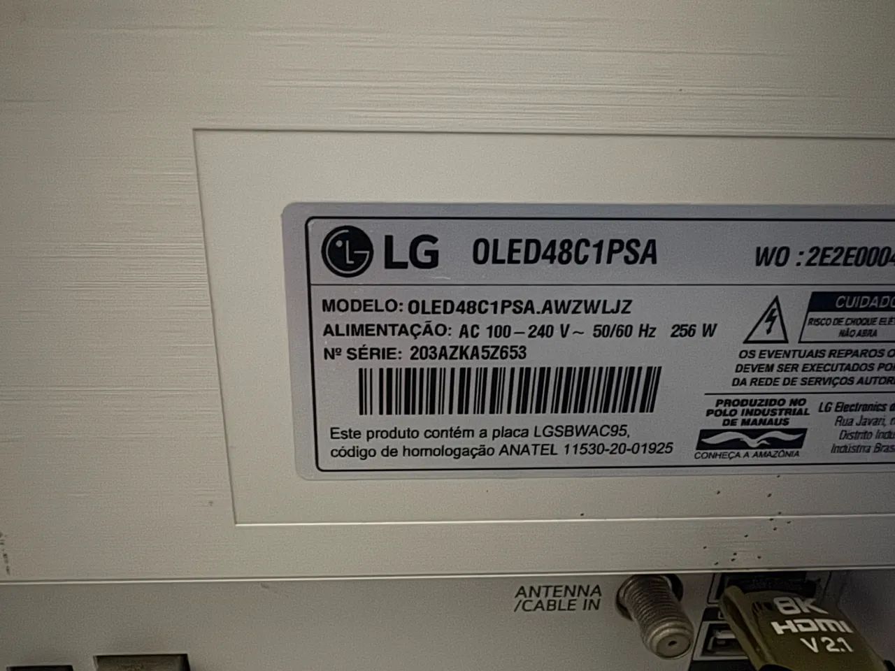 Tv LG oled c1 48 polegadas - Foto 2